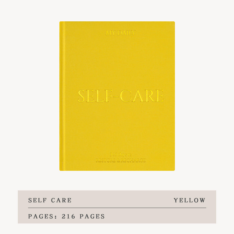 Creative Trend Linen Plan New Self-care Notebook