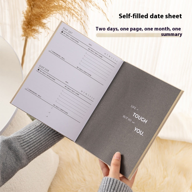 Creative Trend Linen Plan New Self-care Notebook