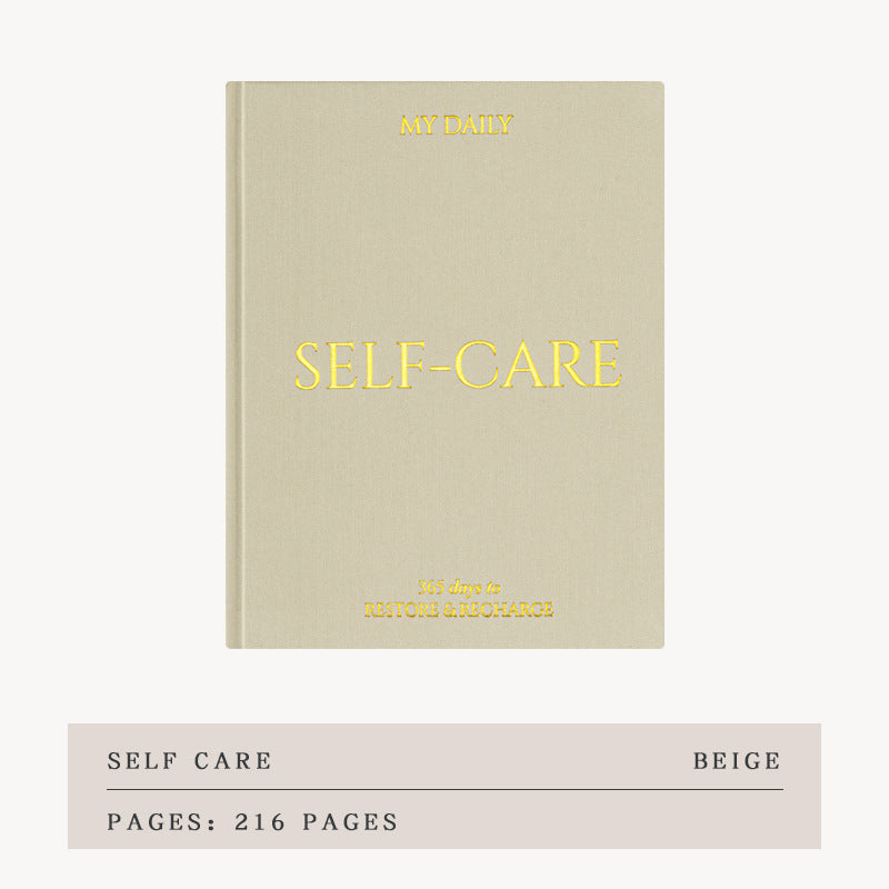 Creative Trend Linen Plan New Self-care Notebook