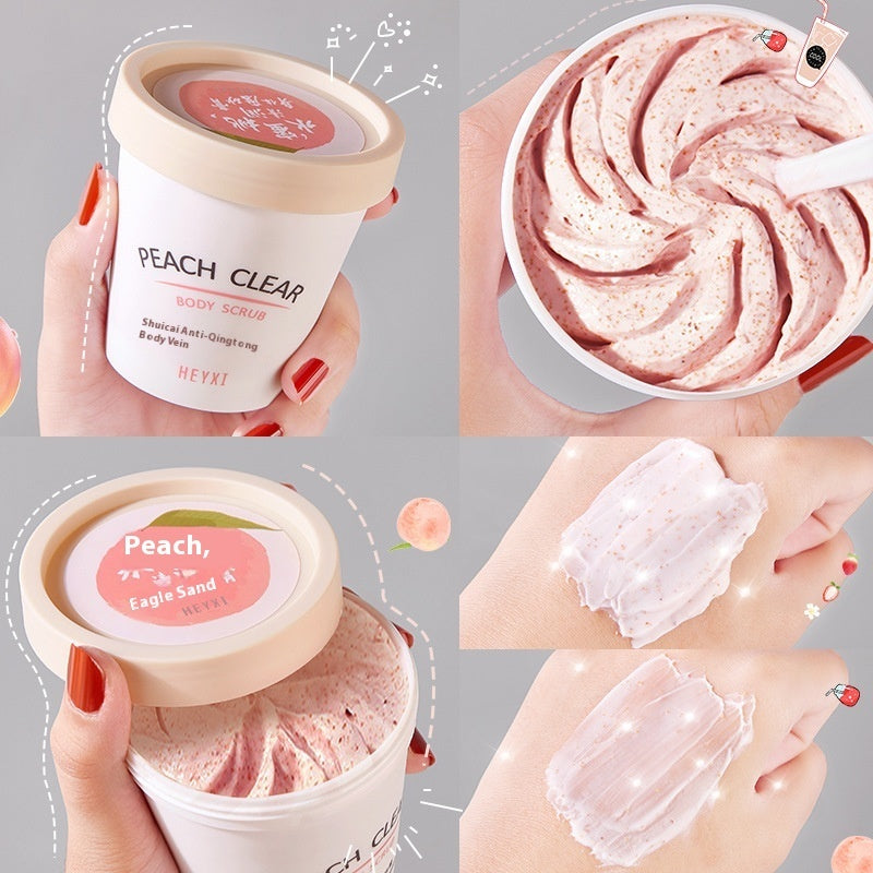 Peach Moisturizing Body Scrub Cream