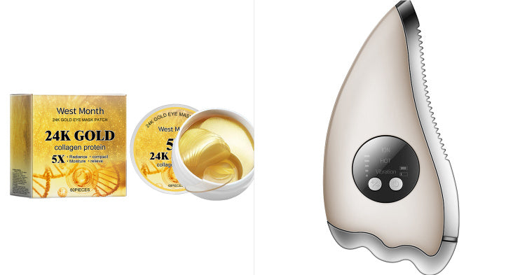 Electric Gua Sha Scraping Massager Shaving Beauty Set